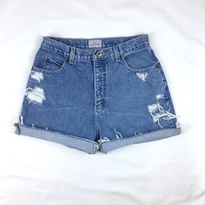 Vintage PHDenim super high waist distressed cutoff